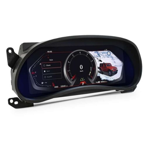 Digital Cluster for Jeep Wrangler JK 2011 2012 2013 2014 2015 2016 2017 Speedometer Upgrade